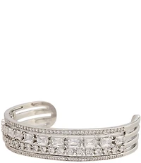 C by Cezanne Teardrop 2 Row Collar Necklace