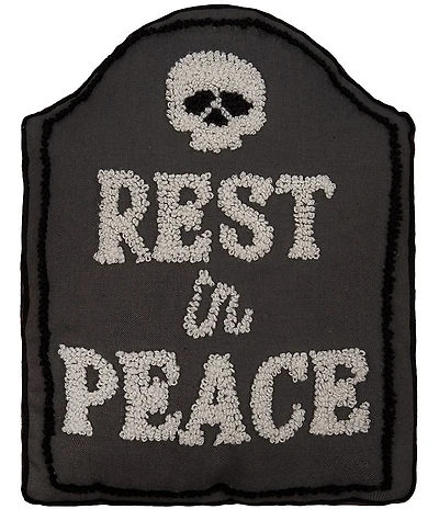 C&F Home Halloween Rip Tombstone Shaped Pillow