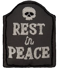 C&F Home Halloween Rip Tombstone Shaped Pillow