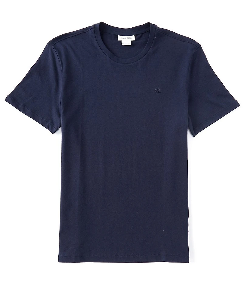 Calvin Klein Short Sleeve Classic Smooth Cotton Solid T-Shirt