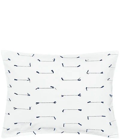 carol & frank Mel Indigo Dobby Weave Standard Pillow Sham