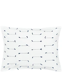 carol & frank Mel Indigo Dobby Weave Standard Pillow Sham