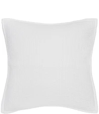 carol & frank Bennett White Stonewashed Distressed Euro Sham