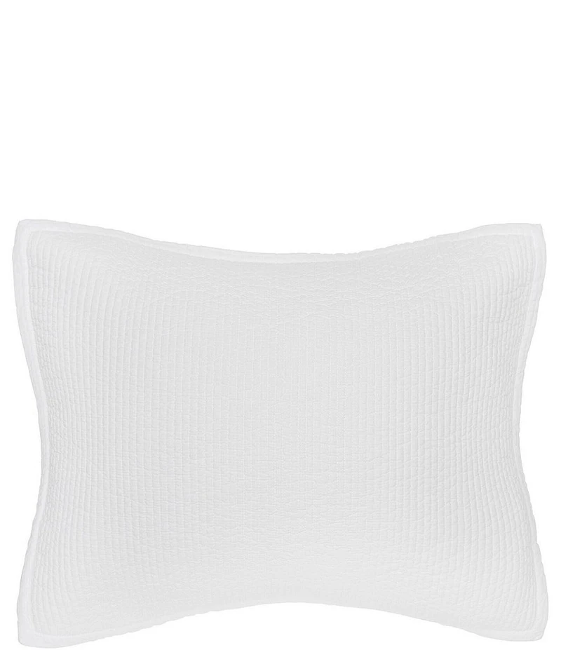 carol & frank Bennett White Stonewashed Distressed Pillow Sham