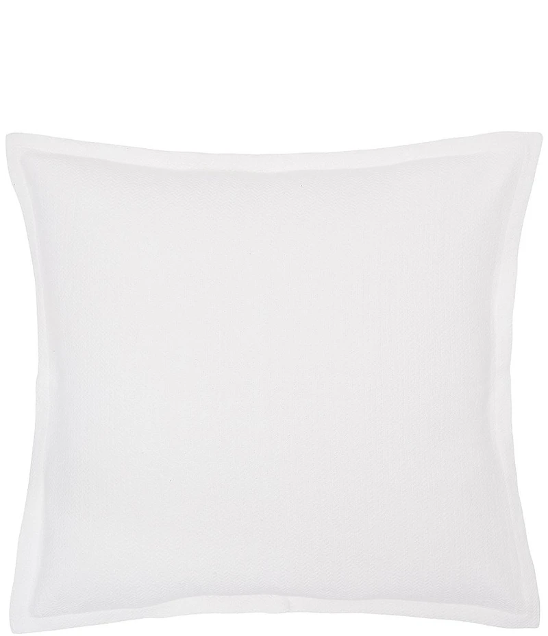 carol & frank Monroe Herringbone Pattern Euro Sham