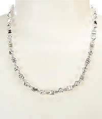Cezanne Baguette Chain Statement Necklace
