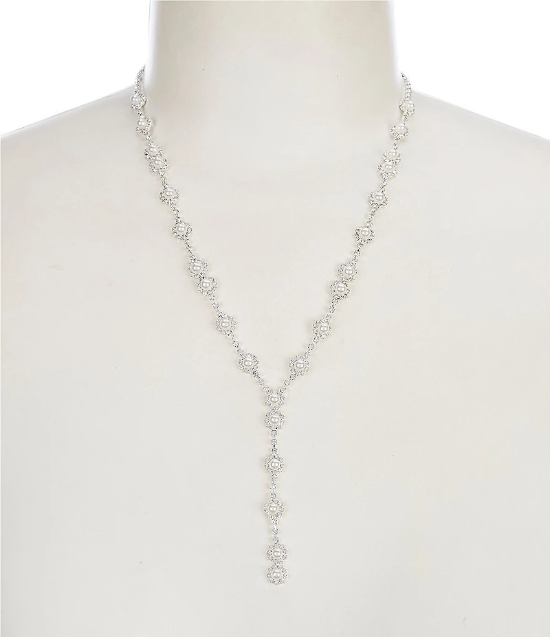 Cezanne Crystal Daisies Y Necklace