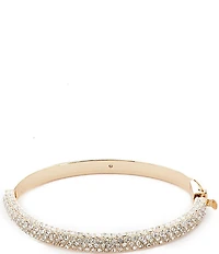 Cezanne Crystal Pave Bar Hinge Bangle Bracelet