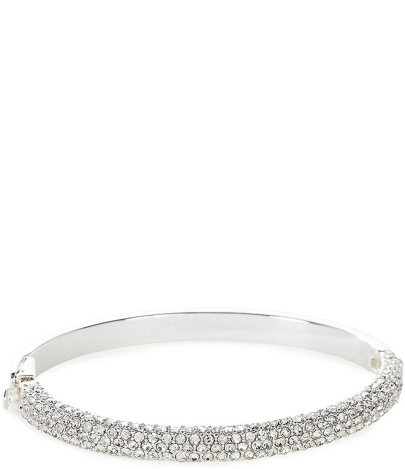 Cezanne Crystal Pave Stone Bar Hinge Bracelet