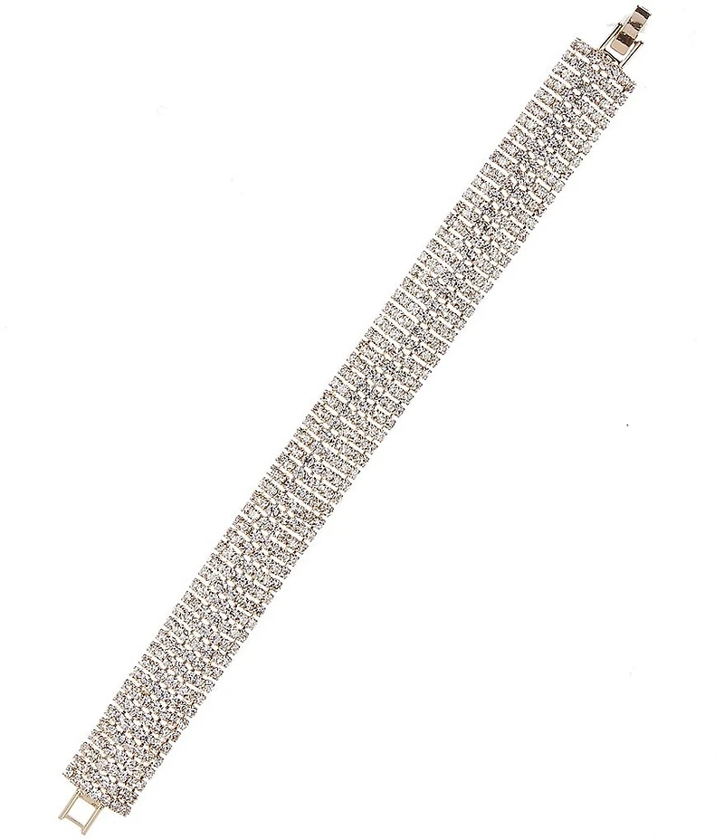 Cezanne Domed Rows Line Bracelet