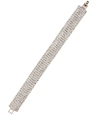 Cezanne Domed Rows Line Bracelet