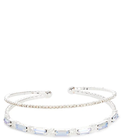 Cezanne Floating Double Row Cuff Bracelet