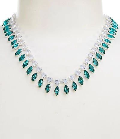 Cezanne Kathryn Emerald Points Collar Necklace