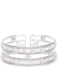 Cezanne Lattice Rows Cuff Bracelet