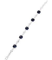 Cezanne Montana Stone Crystal Rhinestone Line Bracelet