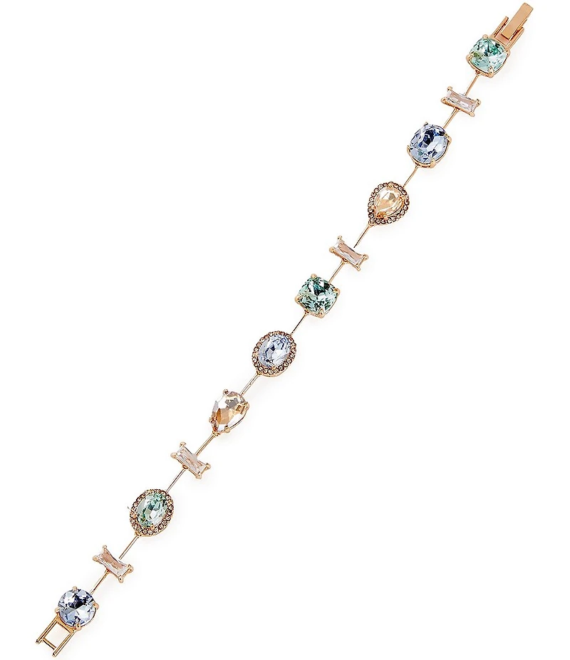 Cezanne Multi Stone Delicate Line Bracelet