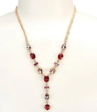 Cezanne Siam Multi-Stone Y Necklace