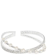 Cezanne Orbital Layered Cuff Bracelet