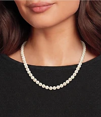 Cezanne Pearl Beaded Collar Necklace