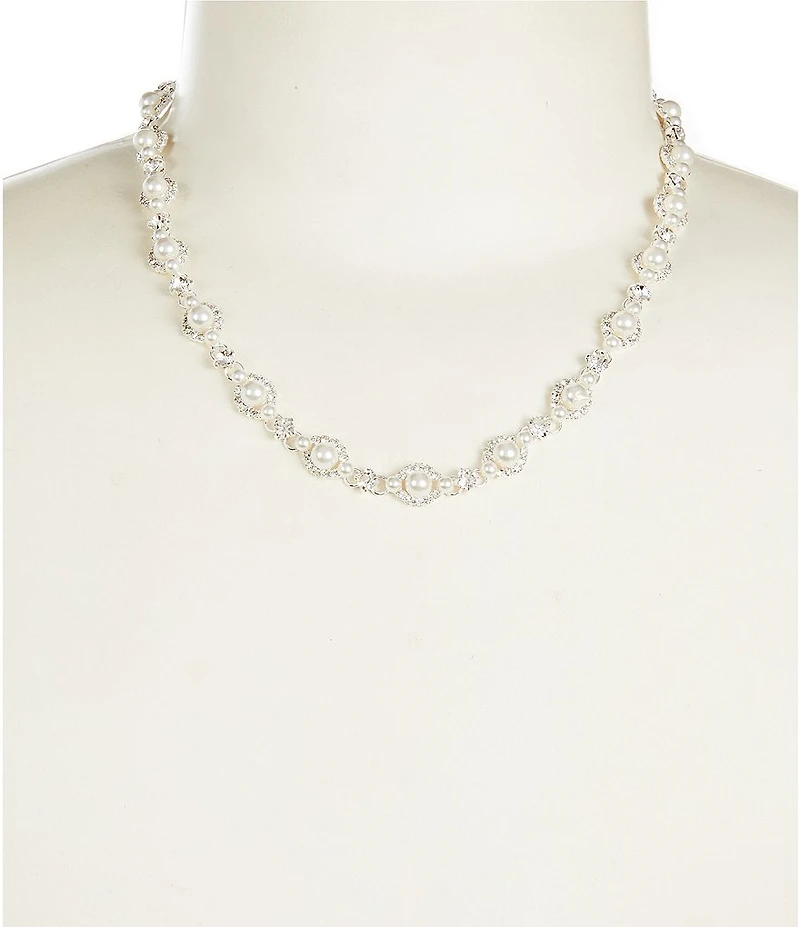 Cezanne Pearl Halos Statement Necklace