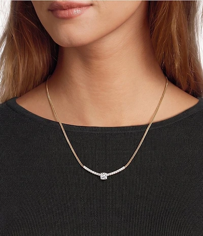 Cezanne Rhinestone Crystal CZ Collar Necklace