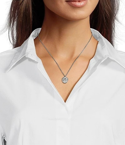 Cezanne Rhinestone Starburst Short Pendant Necklace