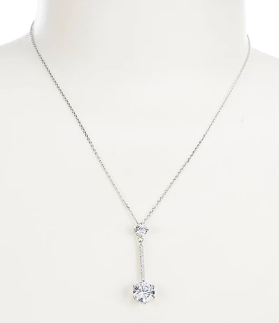 Cezanne Y Drop Crystal Pendant Necklace
