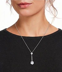 Cezanne Y Drop Crystal Pendant Necklace