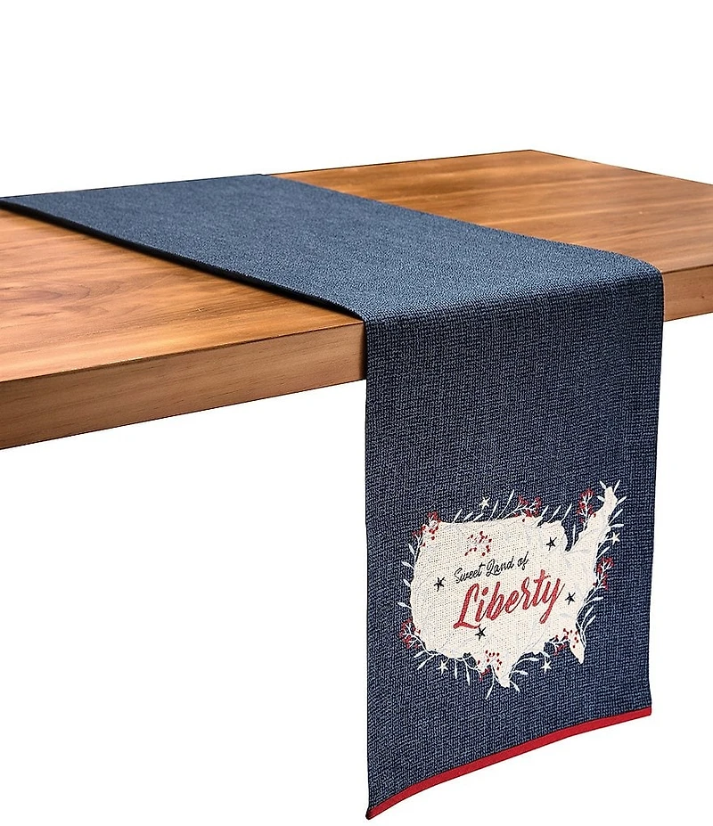 C&F Home Americana Liberty 72#double; Table Runner
