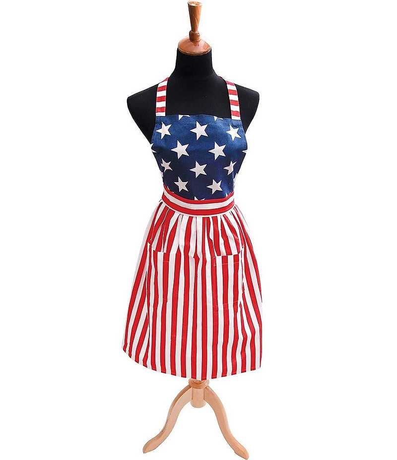 C&F Home Americana Stars And Stripes Apron