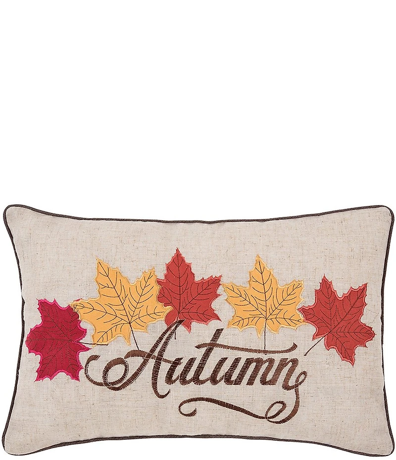 C&F Home Fall Harvest Collection Autumn Maple Leaves Throw Pillow