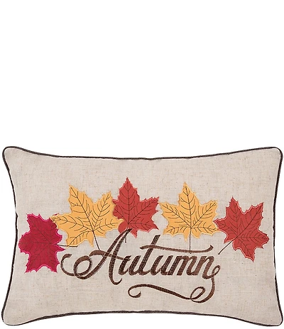 C&F Home Fall Harvest Collection Autumn Maple Leaves Throw Pillow