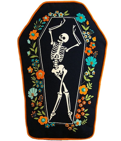 C&F Home Halloween Collection Coffin Dance Shaped Pillow