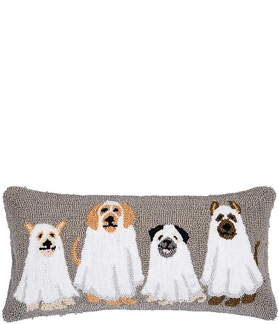C&F Home Halloween Collection Ghost Dogs Hooked Pillow