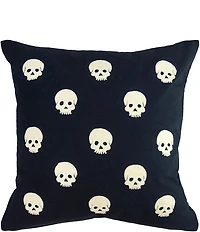 C&F Home Halloween Collection Spooky Skulls Throw Pillow