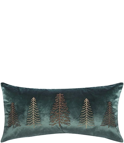 C&F Home Holiday Collection Beaded Tree Throw Pillow