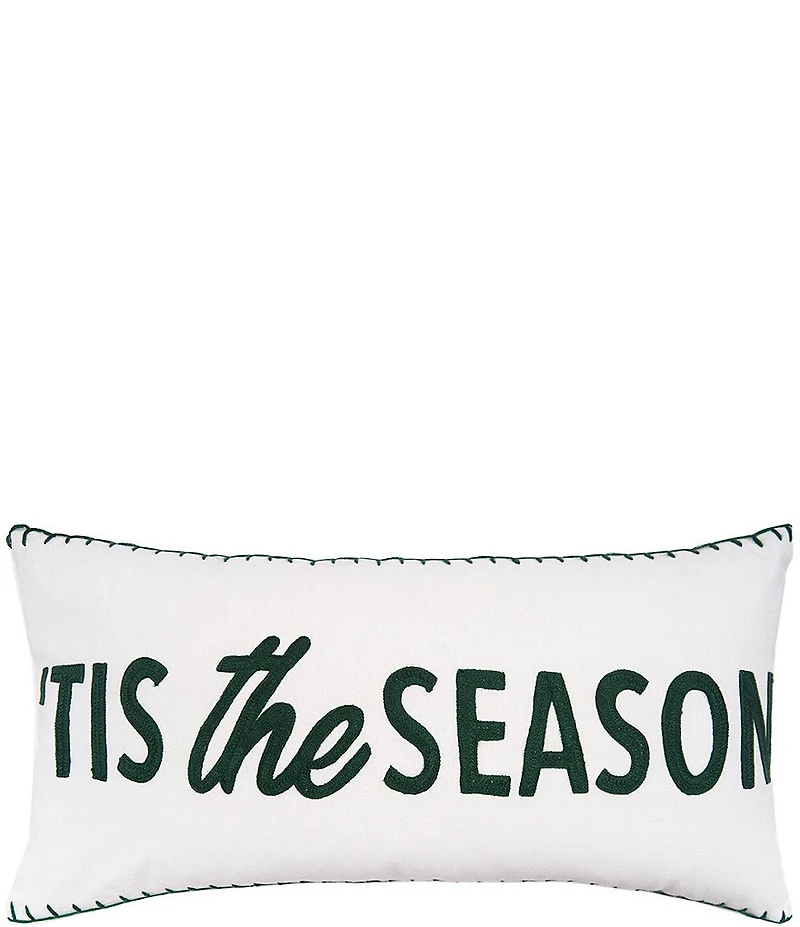C&F Home Holiday Collection Tis The Season Throw Pillow