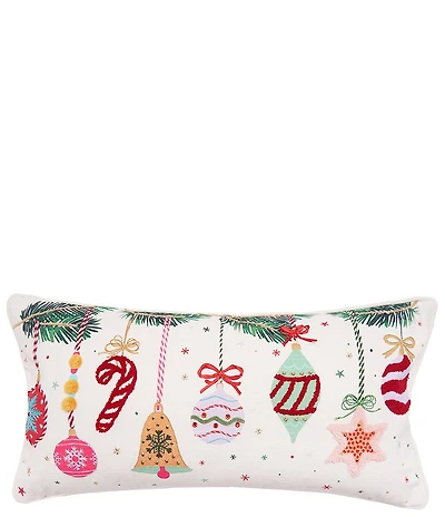 C&F Home Holiday Collection Vintage Ornament Throw Pillow