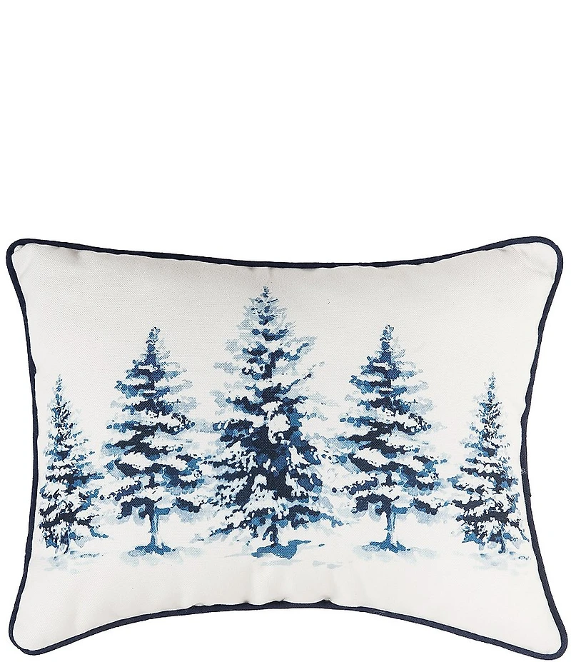 C&F Home Holiday Collection Winter Trees Decorative Throw Pillow