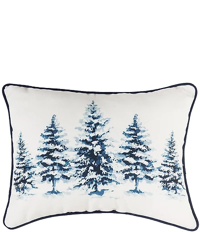 C&F Home Holiday Collection Winter Trees Decorative Throw Pillow