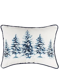 C&F Home Holiday Collection Winter Trees Decorative Throw Pillow