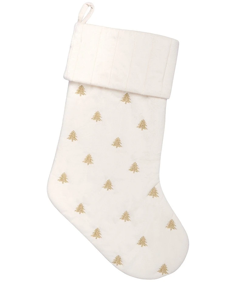 C&f Home Ivory Trees Stocking