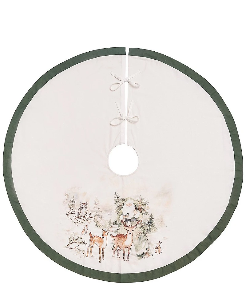C&f Home Woodland Santa Tree Skirt