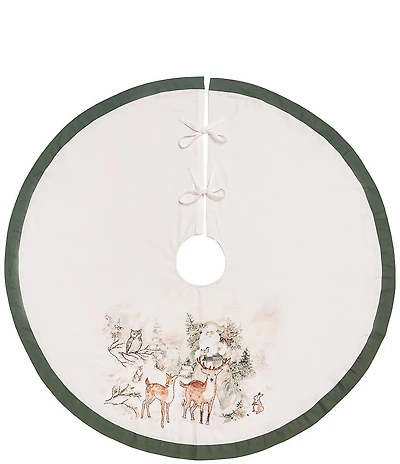 C&f Home Woodland Santa Tree Skirt