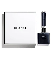 CHANEL BLEU DE CHANEL 3.4 OZ. EAU DE TOILETTE WITH TWIST AND SPRAY GIFT SET