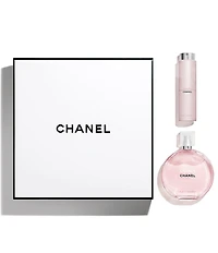 CHANEL CHANCE EAU TENDRE 3.4 OZ. EAU DE TOILETTE TWIST AND SPRAY GIFT SET
