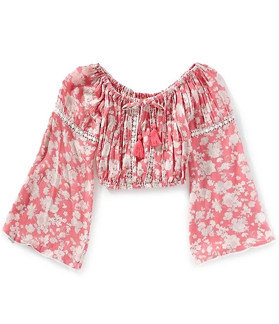 Chelsea & Violet Big Girls Daisy Long Sleeve Top