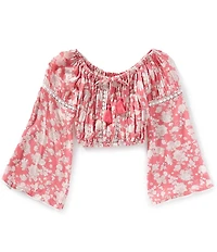 Chelsea & Violet Big Girls Daisy Long Sleeve Top