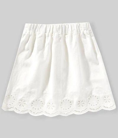 Chelsea & Violet Big Girls Eyelet Hem Skirt