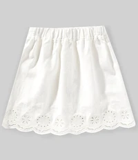 Chelsea & Violet Big Girls Eyelet Hem Skirt